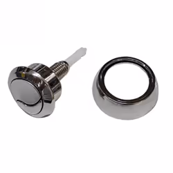 Description générale Bouton double poussoir chromé pour mécanisme WC SIAMP Optima S, référence 347050.07. Ce bouton est conçu ...