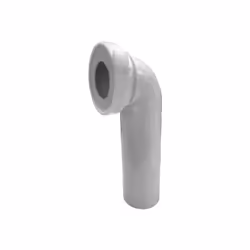 Pipe WC coudée 90 degré mâle diamètre 100 pour bâti-support avec serre joint SIAMP référence 92200600Pipe longue mâle coudée  ...