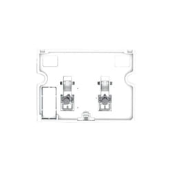 Ensemble socle / bras / noix pour plaque de commande ingenio Siamp