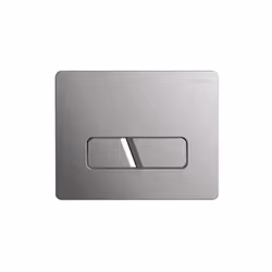 Plaque de commande CUT, chromé mat INGENIO SIAMP référence 100043.46 S'installe sur bâti-support WC INGENIO. Design moderne e ...
