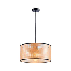 Les Tendances - Suspension pour abat-jour liseré - d 40 x h 140 cm - Noir - Livraison gratuite
