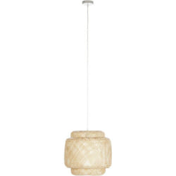 Les Tendances - Suspension en bambou - Bali - d 40 x h 36,5 cm - Beige - Livraison gratuite