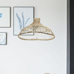 Suspension 18x40x138 cm en bambou naturel