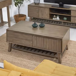 Offrez à votre salon un charme rustique grâce à cette table basse 2 tiroirs en acacia de la marque TALBOW. Fabriqué en acacia ...