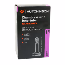 Chambre à air valve Schrader Hutchinson 700 x 28/35 32 mm