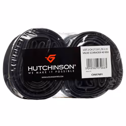Blister 2 chambres à air valve Schrader Hutchinson 27,5x1,70-2,35 40mm