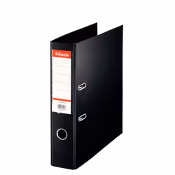 Esselte 320250, A4, Rangement, Polypropylène (PP), Carton, Noir, 550 feuilles, 7,5 cm