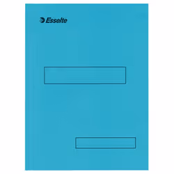 Esselte 721010, Dossier manila, A4, Carton, Bleu, Portrait, 230 mm
