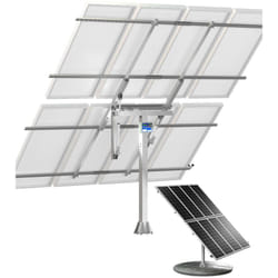 Eco-worthy - Support de Panneau Solaire Tracker Solaire Max pour Balcons, Jardin, Maison, Monture de suivi automatique à deux axes 40 % de puissance