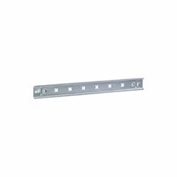 Rail de montage DIN symétrique pour coffret vega largeur 18 modules HAGER VZ010VB Rail de montage DIN symétrique pour coffret ...