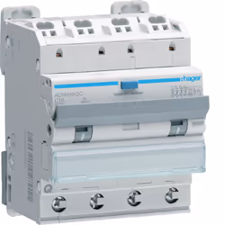 Hager ADM466QC, Disjoncteur miniature, IP2X