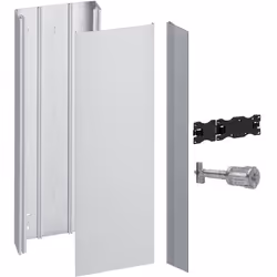 Description générale Pack GTL Gamma+ 13, comprenant un socle de goulotte en PVC, 1 couvercle, et divers accessoires pour une  ...
