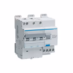 Disjoncteur Différentiel 3P+N 6-10kA courbe C - 16A 30mA type AC HAGER ADC416F Description détaillée : Disjoncteur différenti ...