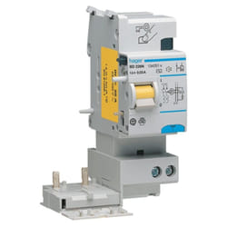 Hager - Bloc différentiel 2P 25A 30mA ac 2 modules BD226N