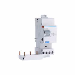 Bloc différentiel 3 Pôles + Neutre 40A 300mA type AC HAGER BFC440F Type de produit: AOB VI Position du neutre: gauche Nombre  ...