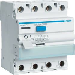 Hager CDA440DY coupe-circuits Type A 4