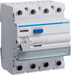 Hager CGA463D, Disjoncteur différentiel, Type A