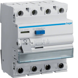 Hager CGA463D coupe-circuits Disjoncteur différentiel Type A 4 module(s)
