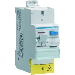 Hager - Interrupteur différentiel 2P 25A 30mA type ac à bornes décalées SanVis CDS722F