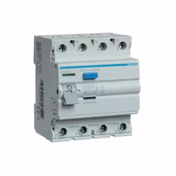 Interrupteur différentiel 4P Hager CD440J 30mA auxiliarisable Cet interrupteur différentiel Hager 4P tétrapolaire de sensibil ...