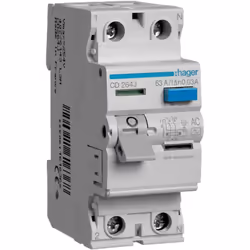 CD264J - Interrupteur différentiel à borne alignées Cet interrupteur différentiel 2P possède une protection différentielle de ...