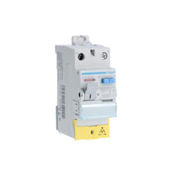 Interrupteur différentiel 1P+N 25A 10mA type ac à bornes décalées Hager CCC125F