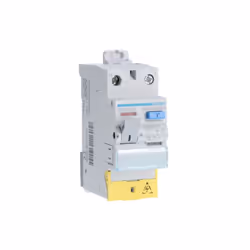Interrupteur différentiel 1P+N 63A 30mA type AC à bornes décalées HAGER CDC163F Position du neutre: gauche Nombre de pôles: 2 ...
