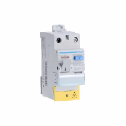 Interrupteur différentiel 1P+N 40A 100mA type AC à bornes décalées HAGER CEC140F Position du neutre: gauche Nombre de pôles:  ...