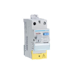 Hager - Interrupteur différentiel 1P+N 40A 100mA type ac à bornes décalées CEC140F