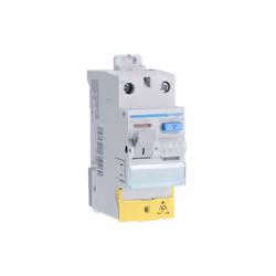 Interrupteur différentiel 1P+N 63A 500mA type AC à bornes décalées HAGER CGC163F Description détaillée : Interrupteur différe ...