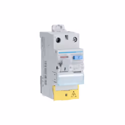 Interrupteur différentiel 1P+N 63A 30mA type haute immunité à bornes décalées HAGER CDH163F nombre de pôles - 2 calibre/coura ...