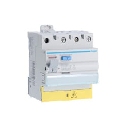 Hager - Interrupteur différentiel 3P+N 25A 30mA type haute immunité à bornes décalées CDH825F