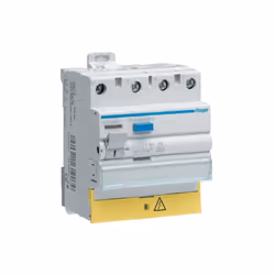 Interrupteur différentiel 3P+N 40A 30mA type haute immunité à bornes décalées HAGER CDH840F Position du neutre: gauche Nombre ...
