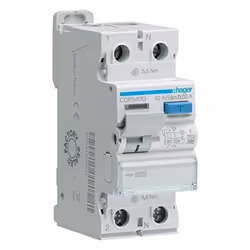 Disjoncteur différentiel - HAGER - CDF540D - 40 A - 10 kA - 30 mA