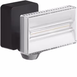Projecteur LED - HAGER - 20W - Noir - Détecteur de mouvement - Électrique