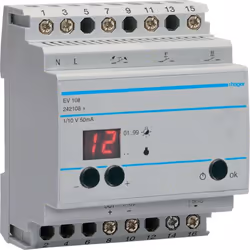 Hager EV108, Gris, 230 V