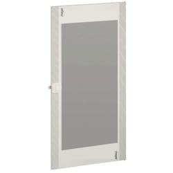 Hager - Porte vitrée transparente 1000X500mm pour panneaux FU/FD62LN FD62TN