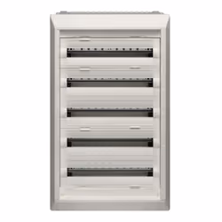 Panneau encastré Hager Vega D 120 Modules sans porte hauteur 987 mm. Caractéristiques : Modes d'encastrement Compatible avec  ...