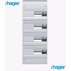 Description générale Le tableau électrique nu Gamma+ Hager GD413A est conçu pour la répartition des circuits électriques dans ...