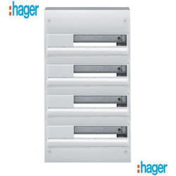 Hager - Coffret électrique 72 Modules - 4 Rangées de 18 modules GD418A