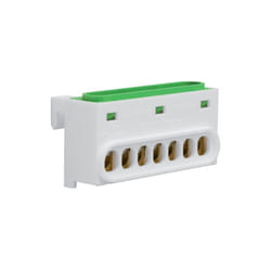 Hager - Bornier de terre 7 raccordements IP2X GZ07E