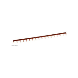 Barre de pontage marron 18 modules Hager