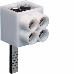 Hager KF82A, Terminal à broche, Droit, Femelle, Blanc, 16 mm², 10 mm²