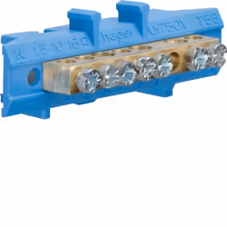 Hager KM07N, Bleu, Laiton, 5 mm