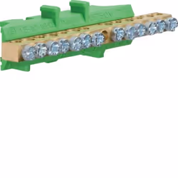 Hager KM13E, Vert, Jaune, Laiton, 5 mm