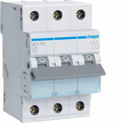 Hager MCN320, 50 - 60 Hz, 20 A, 3P