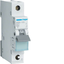 Hager MBS125 coupe-circuits Type B 1 1 module(s)