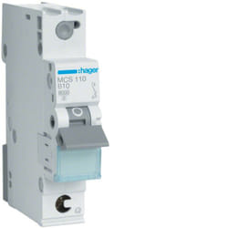 Hager MCS110 coupe-circuits Type C 1 1 module(s)