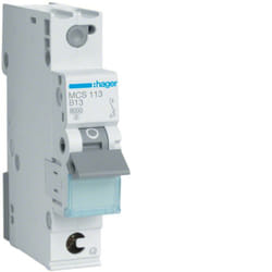 Hager MCS113 coupe-circuits Type C 1 1 module(s)