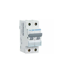 Hager - MUN516A Disjoncteur 1P+N 16A courbe-C 6kA